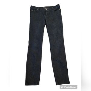 MICHAEL KORS Dark Wash 5-Pocket Cropped Straight Leg Jeans | SZ 4